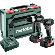Metabo Zestaw elektronarzędzi Metabo METABO.ZESTAW COMBO 18V 2.1.18 (BS 18 LT BL +SSD 18 LTX 200 BLL) 2x5,2Ah METABOX