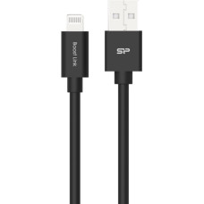 Silicon Power | USB Type-A to Lightning Cable | LK15 MFi | Apple | PVC | Black