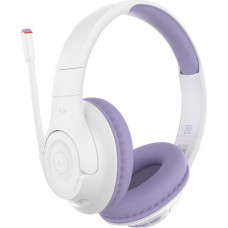 Belkin SOUNDFORMINSPIRE OVEREAR HEADSET LAV Wired & Wireless Head-band Calls/Music USB Type-C Bluetooth Lavender, White