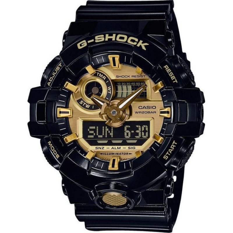 Casio Zegarek Casio Męski GA-710GB-1AER G-SHOCK