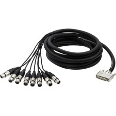 Alva - Kabel D-Sub25 - 8 x XLRf 3m
