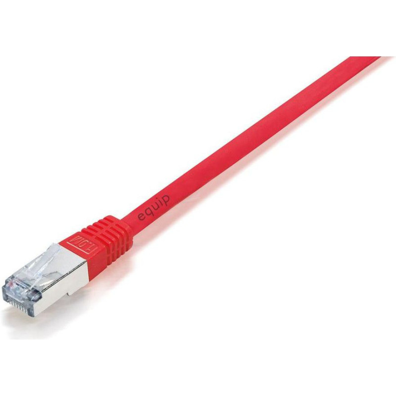 Equip RJ-45/RJ-45 kat.5e Czerwony 0.25m (225423)