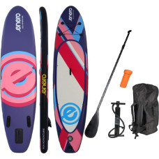 Enero ZESTAW - DESKA SUP DMUCHANA 320x76x15CM PURPLE
