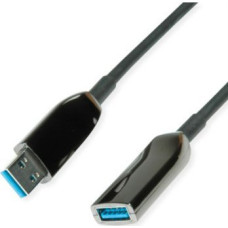 Roline Kabel USB Roline USB-A - USB-A 20 m Czarny (12.04.1077)