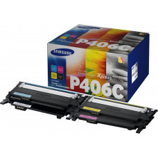 Samsung Toner Samsung CLT-P406C Zestaw CMYK Oryginał  (SU375A)