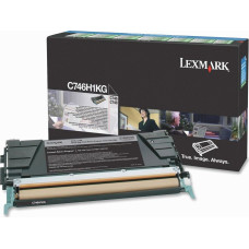 Lexmark Toner Lexmark C746H1KG Black Oryginał  (C746H1KG)