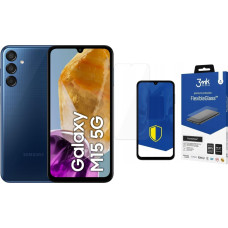 Samsung Smartfon Samsung Galaxy M15 5G 4/128GB Granatowy (SM-M156BDBUEUE) + FlexibleGlass
